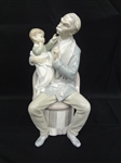 Lladro "Grandfather With Child" #4654