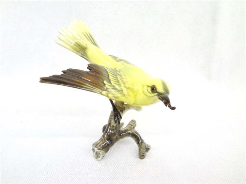 Lorenz Hutschenreuther Warbler Bird Figurine