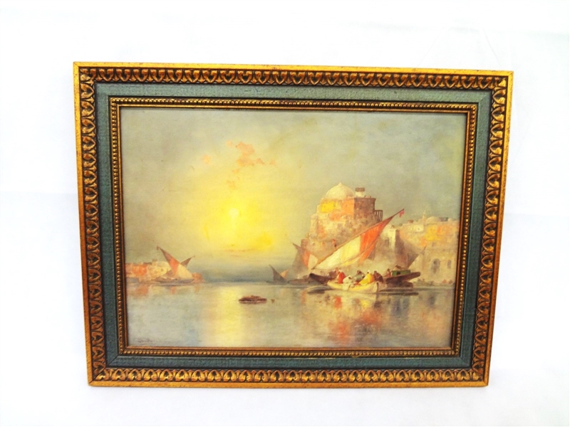 George Washington Nicholson (1832 - 1912) Original Oil on Board Painting