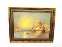 George Washington Nicholson (1832 - 1912) Original Oil on Board Painting