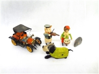 Group of Early Schuco Wind Up Toys