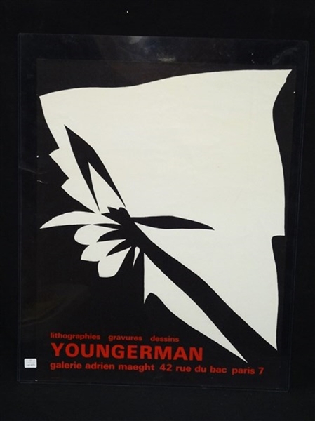 Jack Youngerman 1966 Galerie Adrien Marght Poster