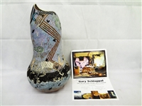 Gary Schlappal (American 1951-) Ceramic Abstract Art Vase