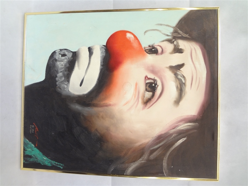 Rusty Rust Signed and Numbered Emmett Kelly Art Work