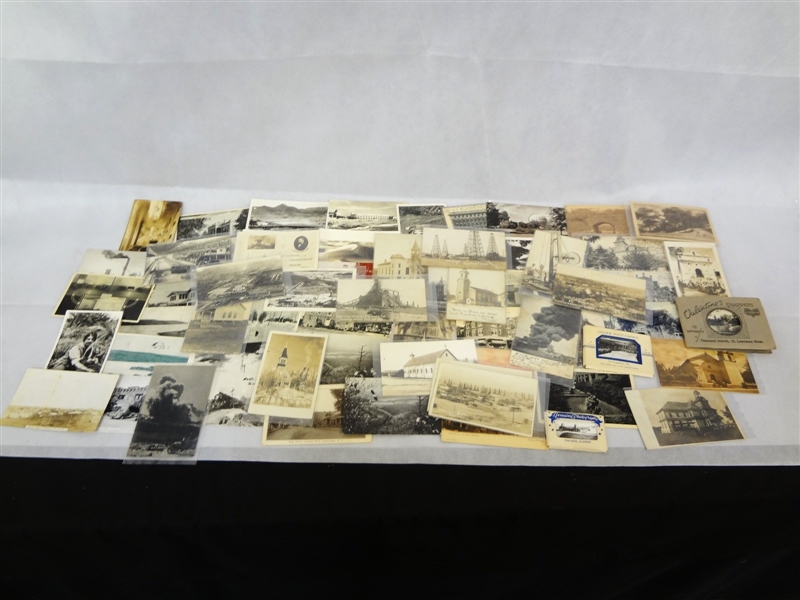 (62) Reap Photo Postcards All U.S. Views and Towns (3) Booklets
