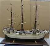 Large Turn of the Century Rigger Sailing Ship Model