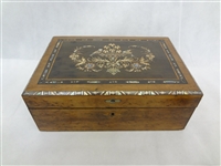 Mother of Pearl Inlay Early Writing Box