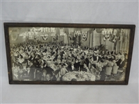 Framed Photograph by H. Koss Cleveland Dinner for Col. Lindbergh at Hotel Cleveland 1927