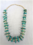 Turquoise Chunky Fluted Necklace