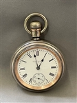 1900 Elgin Sterling Silver 17 Jewel Pocket Watch