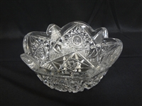Hawkes American Brilliant Cut Glass Bowl