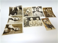 (8) Original 1920s-1940s Baseball Press Photos