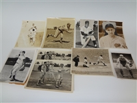 (8) Original Baseball Press Photos 
