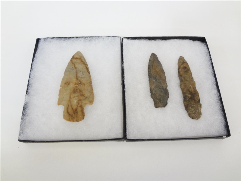 (3) Adena Projectile Points
