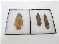 (3) Adena Projectile Points