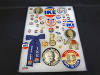 President Dwight D. Eisenhower Political Campaign Memorabilia