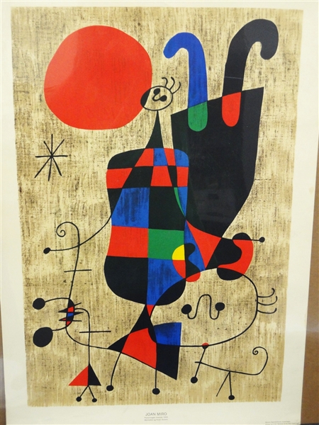 Joan Miro "Personnages Inversee" Museum Print