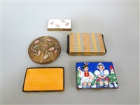 (5) Vintage Card Holders and Compacts