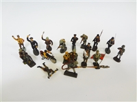 (18) German Lineol and Elastolin Toy Soldiers