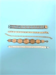 (5) Sterling Silver Bracelet Group 