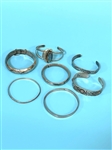 (7) Sterling Silver Cuff and Bangle Bracelets