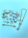 Sterling Silver and Turquoise Jewelry Group