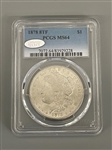 1878 8TF Morgan Silver Dollar PCGS MS64 