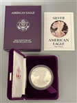 1988 American Eagle One Ounce .999 Silver Proof Coin In Presentation Box US Mint