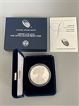 2015-W American Eagle One Ounce Silver Proof Coin In Presentation Box