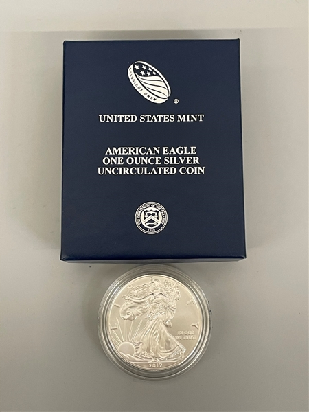 2017-W American Eagle One Ounce Silver Proof Coin In Presentation Box