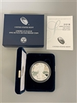 2018-S American Eagle One Ounce Silver Proof Coin In Presentation Box