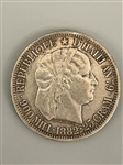 1882 Haiti KM#46 One Gourde Silver Coin