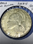 1962 Liberia Dollar Silver Coin