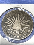 1845 Mexico First Republic 4 Reales