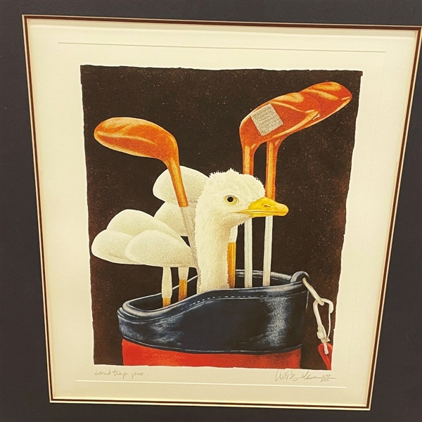 Will Bullas "Sand Trap Pro" Signed and Numbered Lithograph 