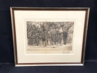 Ellen Oakford  Original Etching With Remarque Yale University