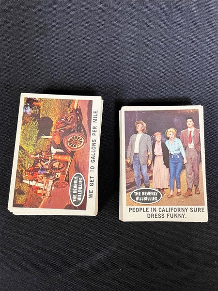1963 "Beverly Hillbillies" Topps Non-Sport Trading Cards EX-NM Complete Set