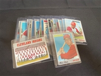 1970 Topps Baseball Cards Cleveland Indians Team Set