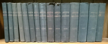 30 Volume Agriculture Reports of MASSACHUSETTS 1859 - 1900