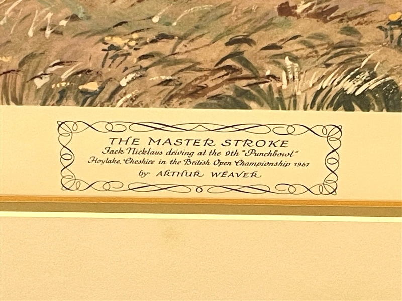 Arthur Weaver The Master Stroke Signed Print