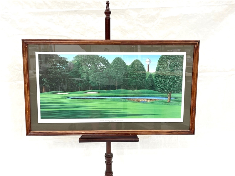 Michael Lane Signed and Numbered Lithograph 16th hole Firestone CC