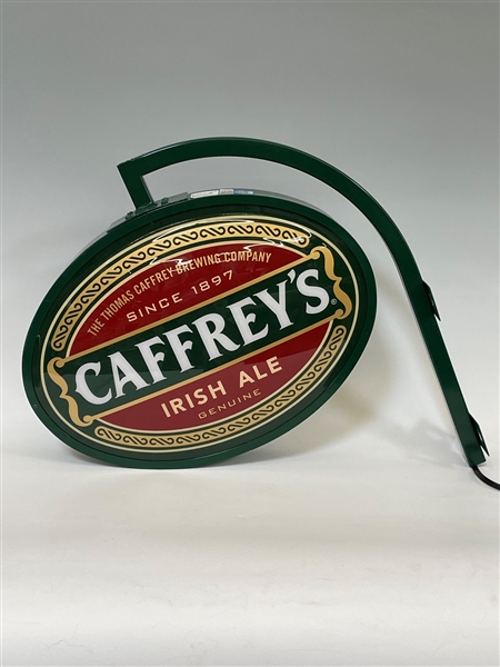 Caffreys Irish Ale Pub Sign With Side Mount