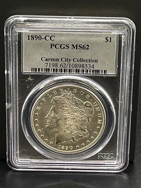 1890-CC Morgan Silver Dollar PCGS MS62