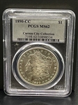 1890-CC Morgan Silver Dollar PCGS MS62
