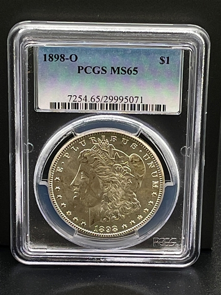 1898-O Morgan Silver Dollar Graded PCGS MS65