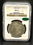 1900-S Morgan Silver Dollar Graded NGC CAC MS62