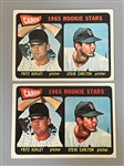 (2) 1965 Steve Carlton Rookie Cards #477