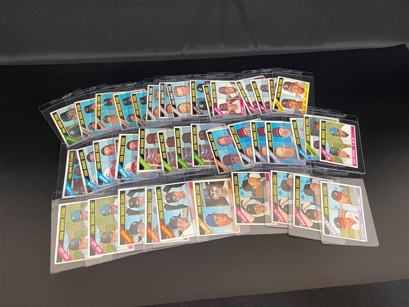(42) 1966 Topps Baseball Cards Rookie Star Cards
