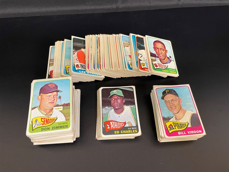 (411) 1965 Topps Baseball Cards Many Stars, Commons, Duplicates