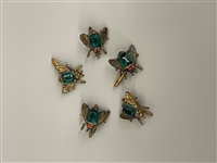 (5) Vintage Insect Fly Cufflinks